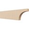 Ekena Millwork 2in. W x 6in. H x 24in. L Huntington Woodgrain TimberThane Rafter Tail, Primed Tan RFTUR02X06X24HUNRCPR - alternate 1